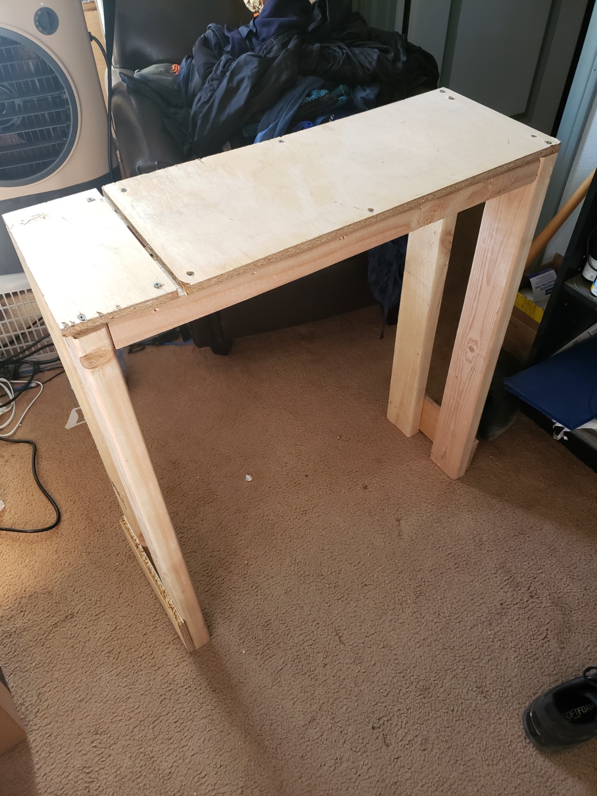 Portable Swamp Coolers - 1300 CFM MC18M Evaporative Air Cooler with 2-Speed Fan, 53.4 dB - 500 sq. ft. Coverage Evaporative Air Cooler Portable High Velocity Outdoor Cooling Fan by Hessaire - White customer photo 1