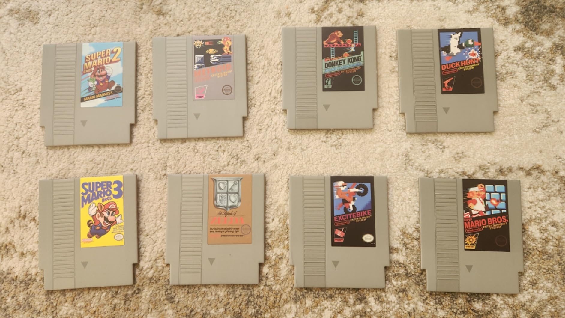 Paladone Nintendo NES Cartridge Retro Drink Coasters for Gamers - Set of 8 - Featuring Donkey Kong, Legend of Zelda, Super Mario, and More Classic Games customer photo 2