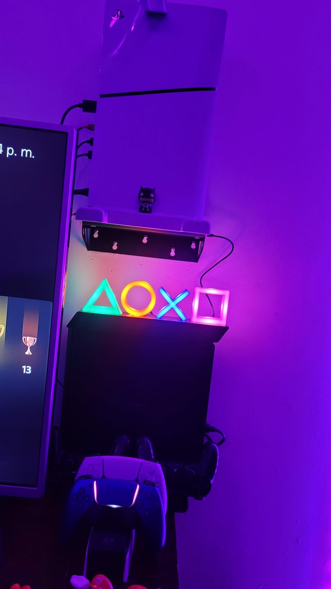 Paladone Playstation Controller Icons Light with 3 Light Modes - Sound Reactive, Dynamic Phasing, and Standard Mode - Gaming Desk Accessories and Game Room Decor customer photo 2