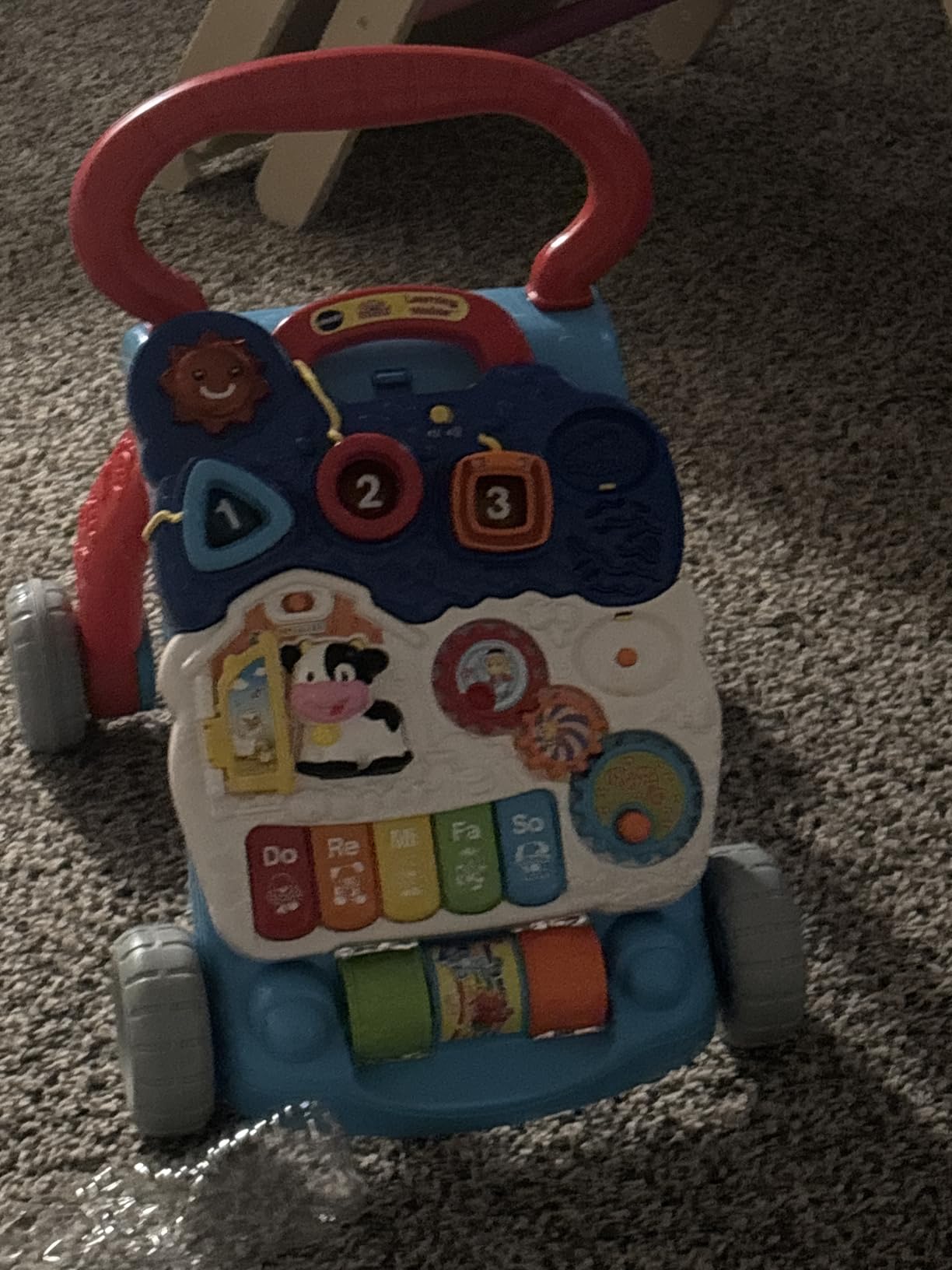 VTech Sit-to-Stand Learning Walker (Frustration Free Packaging), Blue customer photo 2