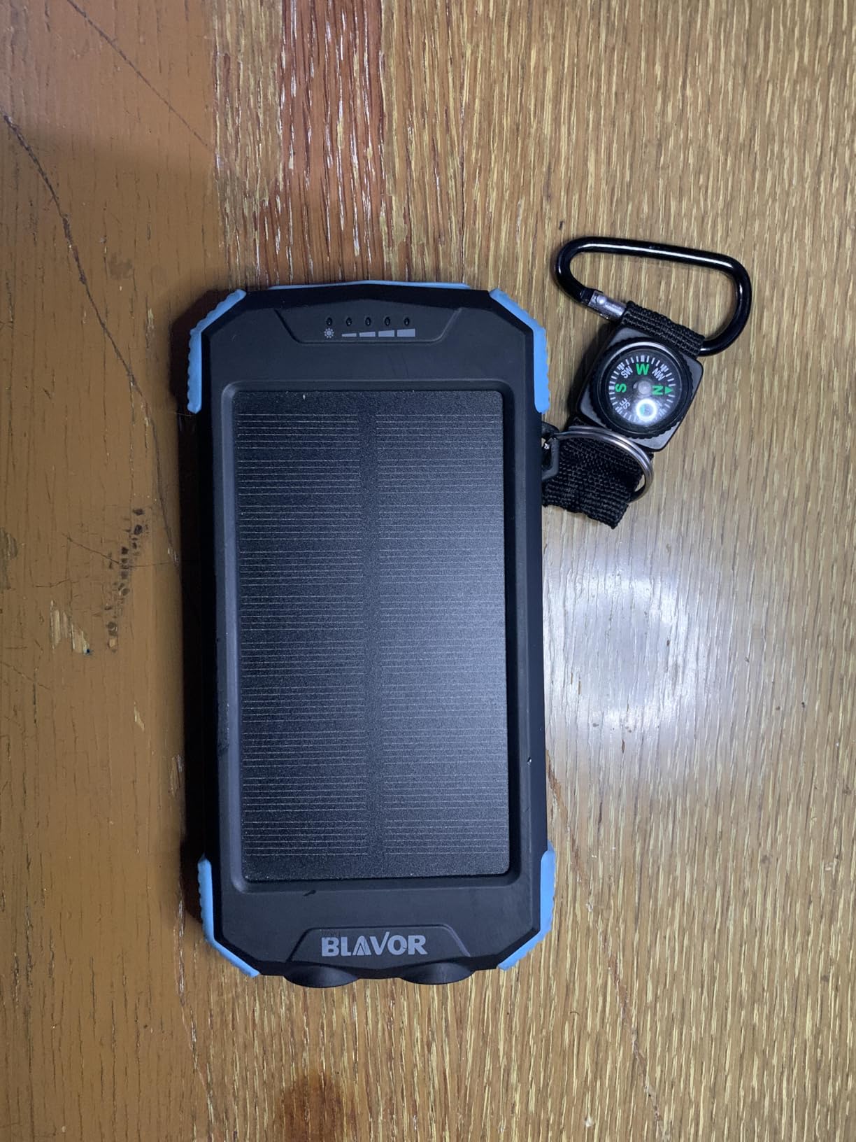 BLAVOR Solar Power Bank 10,000mAh, Portable Wireless Charger, 20W Fast Charging External Battery Pack with USB C for Cell Phones, Solar Panel Charging with Dual Flashlight for Camping customer photo 1