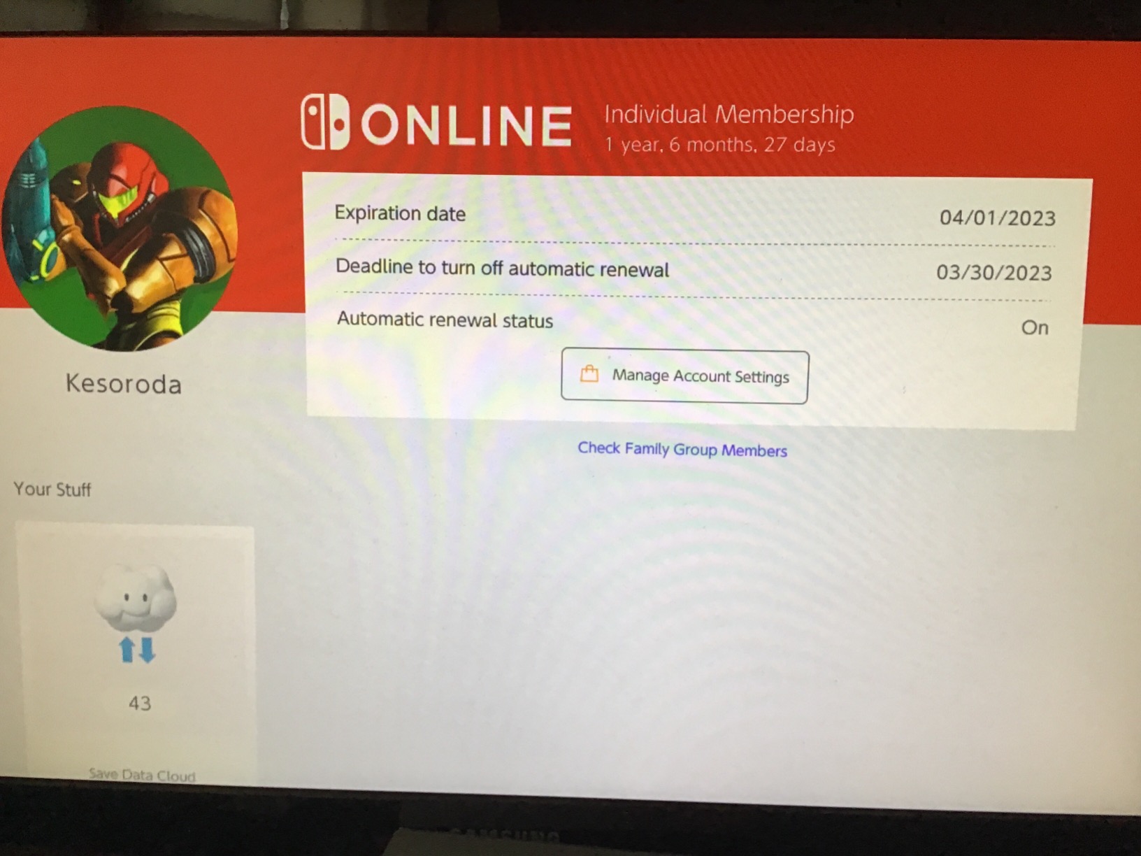 Nintendo Switch Online 12-Month Individual Membership [Digital Code] customer photo 2