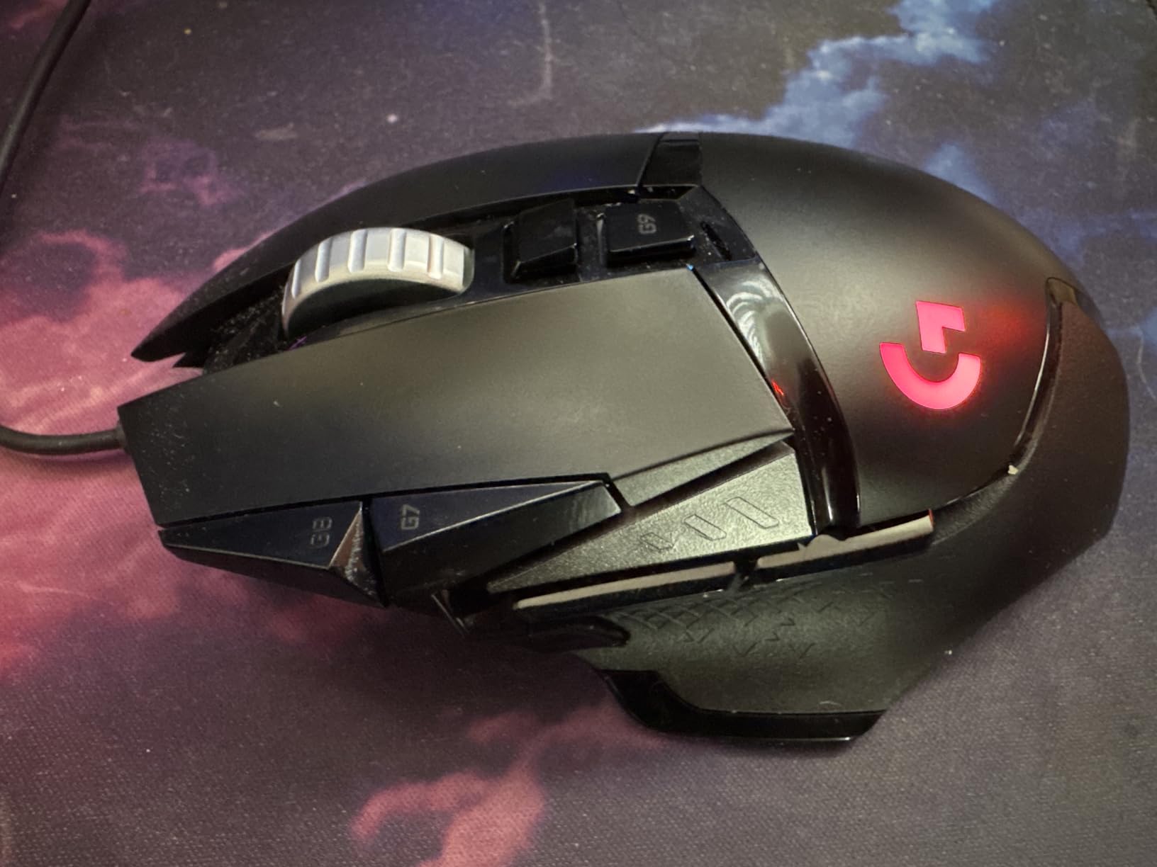 Logitech G502 Hero High Performance Wired Gaming Mouse, Hero 25K Sensor, 25,600 DPI, RGB, Adjustable Weights, 11 Programmable Buttons customer photo 1