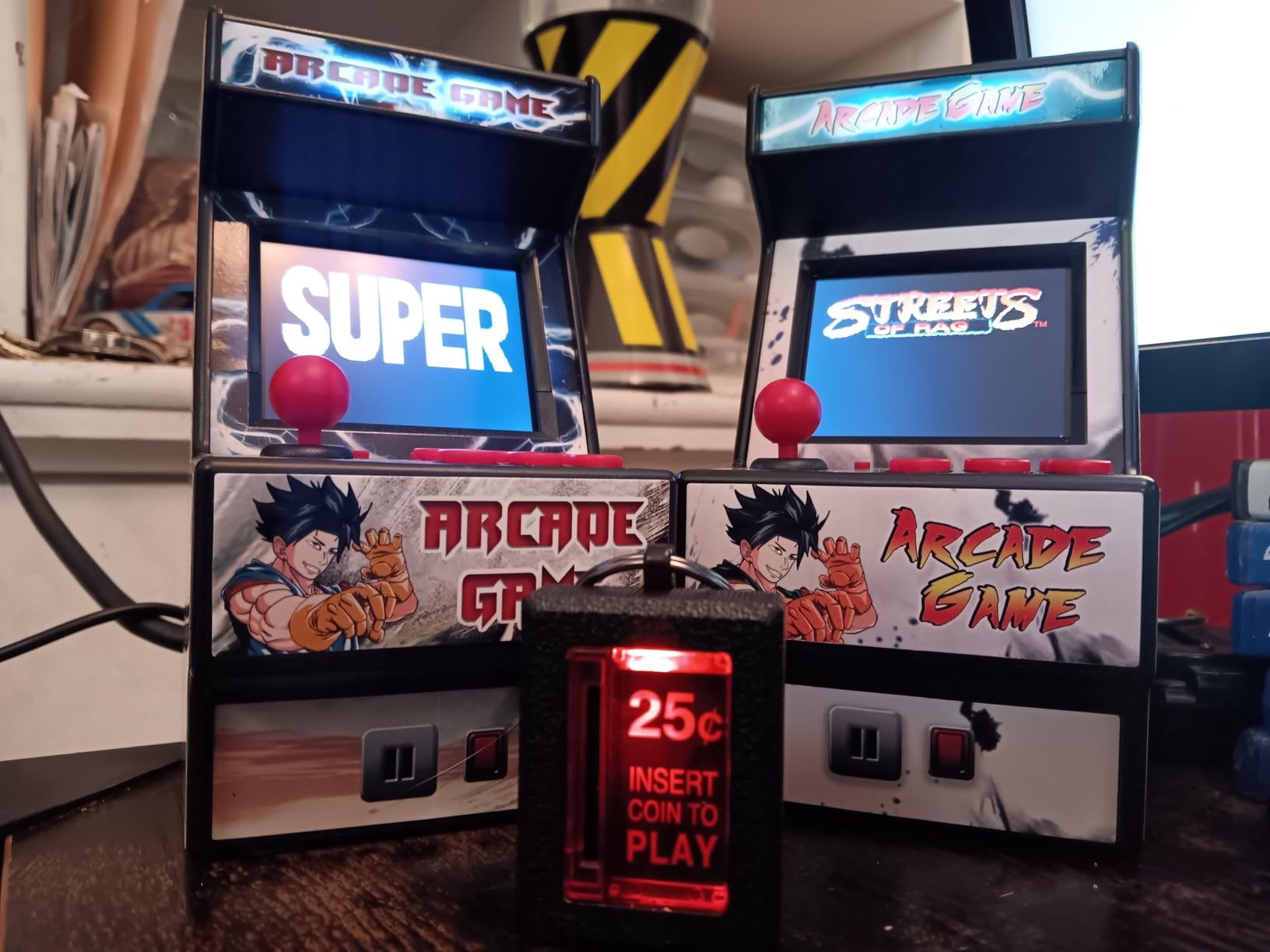 Mini Arcade Machine, Retro Gaming Console, Handheld Game Console with 156 Classic 16-Bit Video Games, 2.8 Inch Color Display, Rechargeable Battery, Support for TV Output, Birthday Present for Children customer photo 1