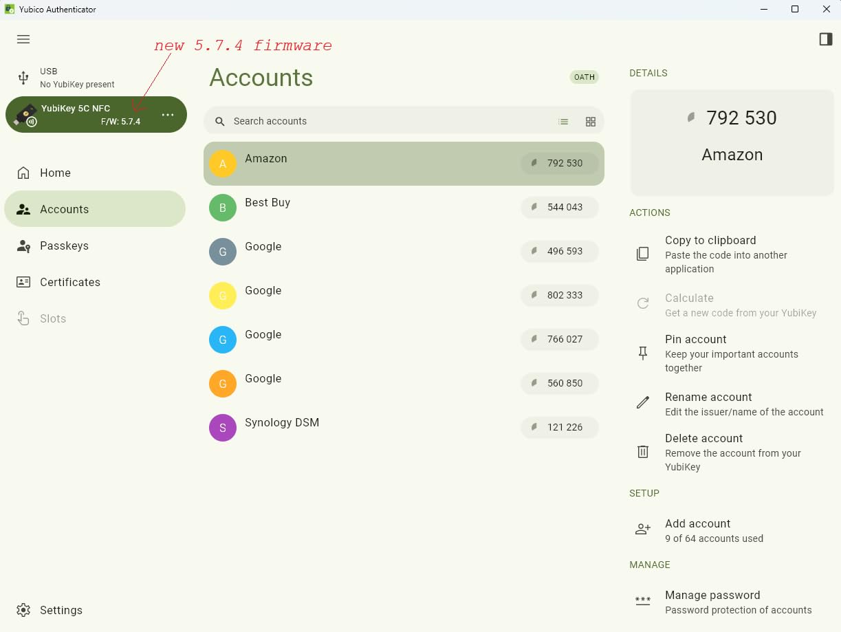 YubiKey 5 NFC - Multi-Factor authentication (MFA) Security Key and passkey, Connect via USB-A or NFC, FIDO Certified - Protect Your Online Accounts customer photo 2