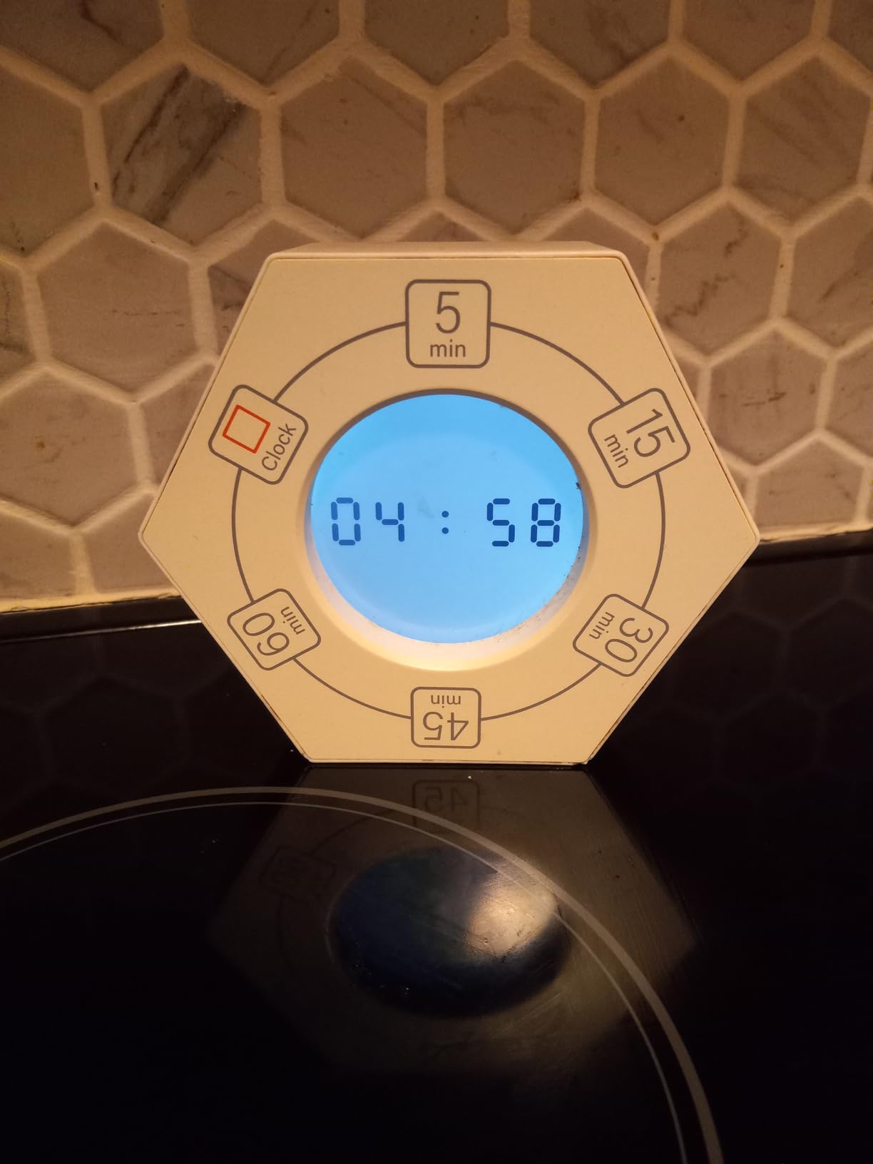 Hexagon Rotating Productivity Clock, Pomodoro Timer with 5,15, 30, 45, 60 Minute Presets, Timer for People with ADHD customer photo 2