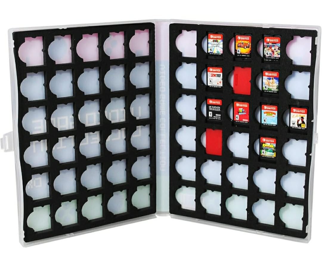 UniKeep Game Case for Nintendo Switch Cartridges - Holds 60 Games Securely in Foam customer photo 1