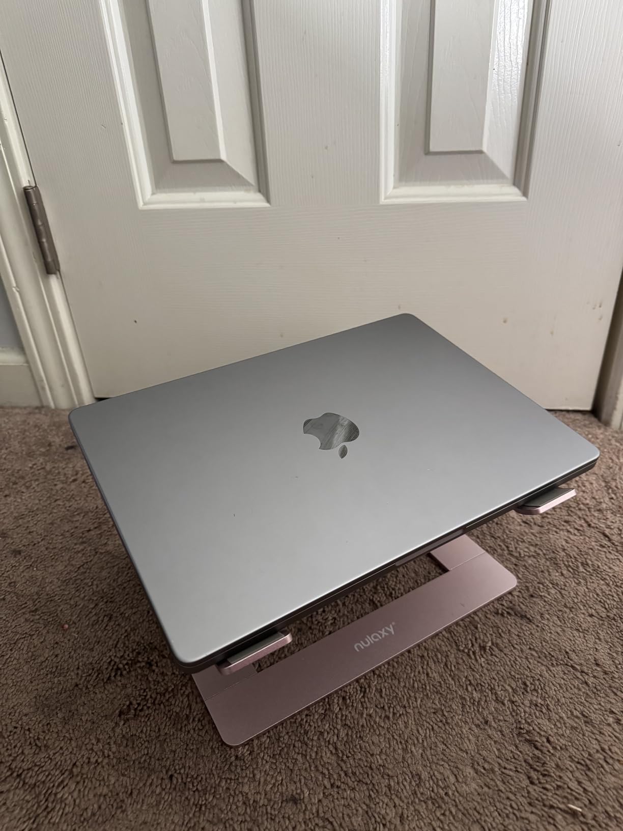 Nulaxy Fully Aluminum Detachable Laptop Stand, Ergonomic Ventilated Cooling Laptop Holder Computer Riser for Desk, Anti-Slip Design Notebook Stand Compatible with All 10-16