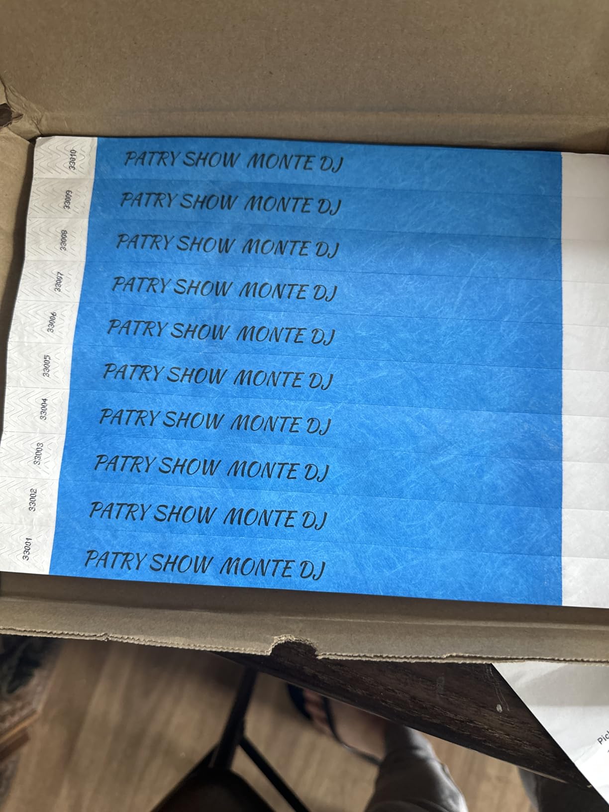 WristCo Custom Printed Wristbands | Super Rush | Fast Delivery - Select a Color Quantity & Personalize w/Clipart Text & Logos - Tyvek Wrist Band ID Bracelets for Events Party Security Admission VIP customer photo 2