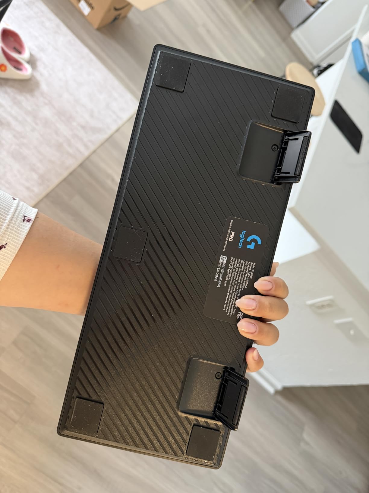 Logitech G PRO Mechanical Gaming Keyboard, Ultra Portable Tenkeyless Design, Detachable Micro USB Cable, 16.8 Million Color LIGHTSYNC RGB Backlit Keys customer photo 2