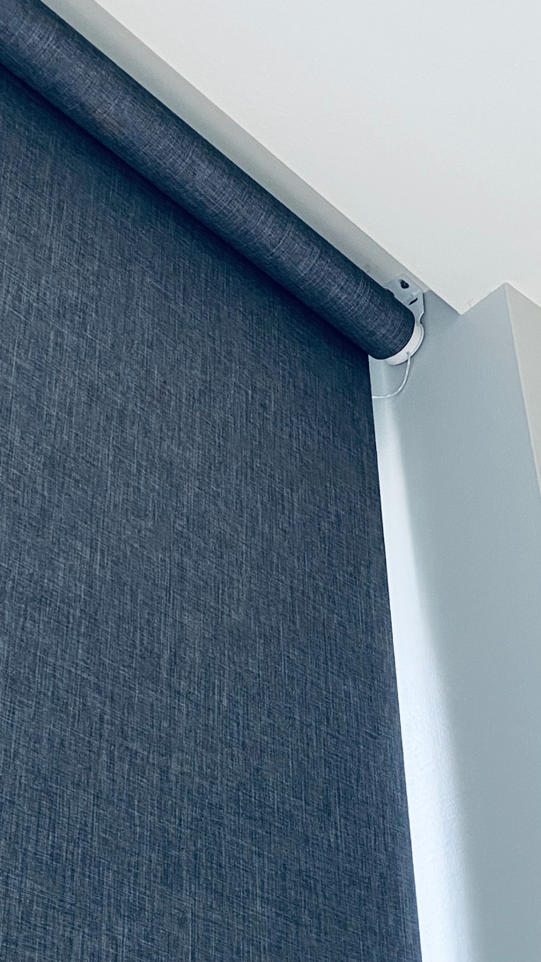 Yoolax Motorized Blinds with Remote, Blackout Smart Blinds Motorized Fabric Roller Shades Work with Alexa, Automatic Shades for Windows Custom Size (Greyish White) customer photo 2