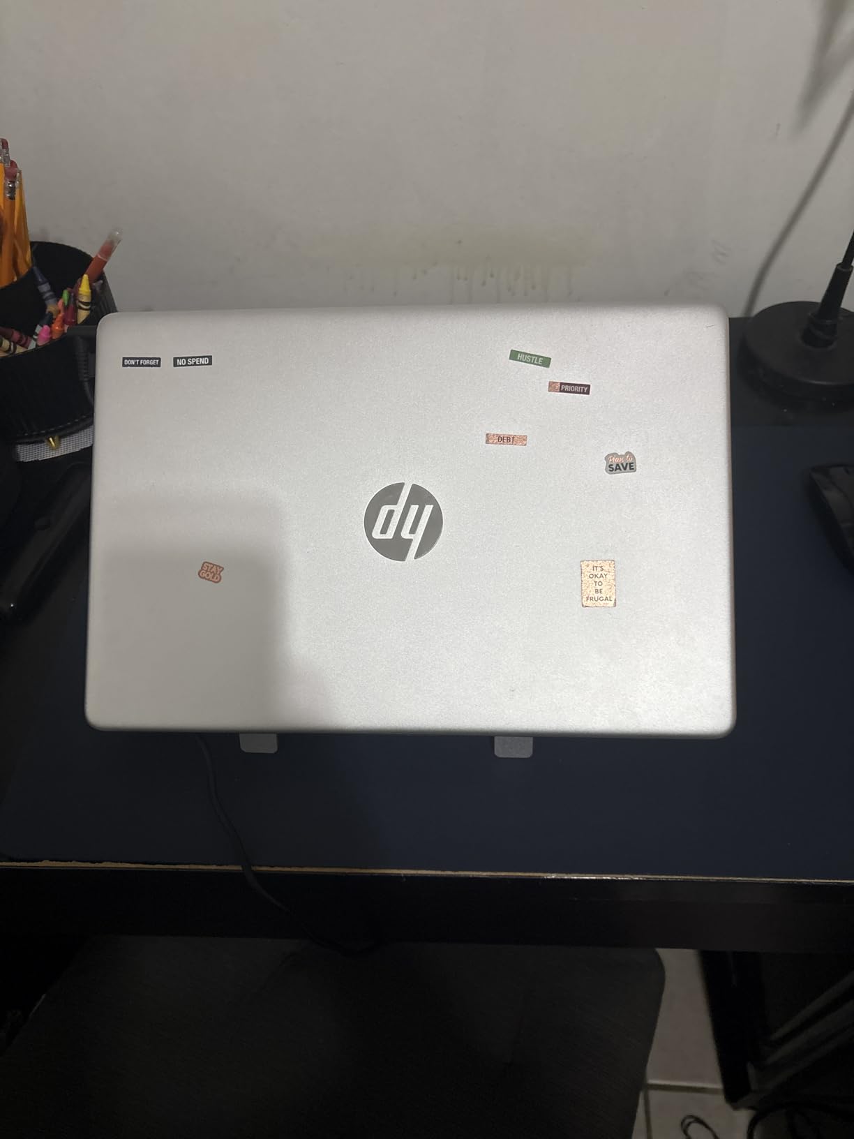 Ergonomic Adjustable Laptop Stand for Desk with Phone Holder & 360° Rotation - Foldable Portable Stand for 10-17