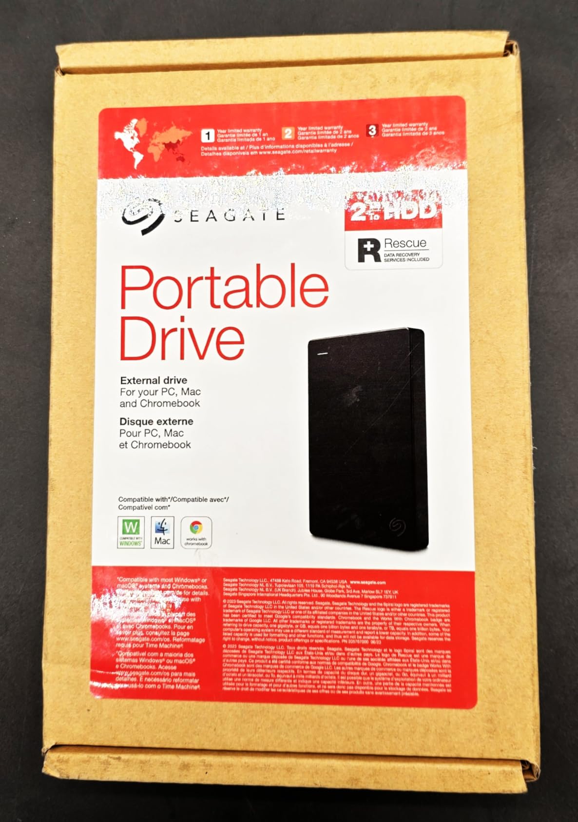 Seagate Portable 5TB External Hard Drive HDD - USB 3.0 for PC, Mac, PS4, & Xbox - 1-Year Rescue Service (STGX5000400), Black customer photo 2