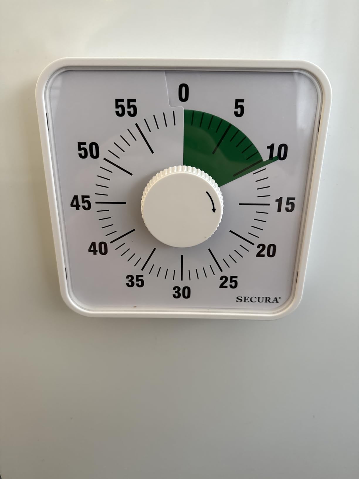 Secura 60-Minute Visual Countdown Timer, 7.5-Inch Oversize Classroom Visual Timer for Kids and Adults, Durable Mechanical Kitchen Timer Clock with Magnetic Backing customer photo 2