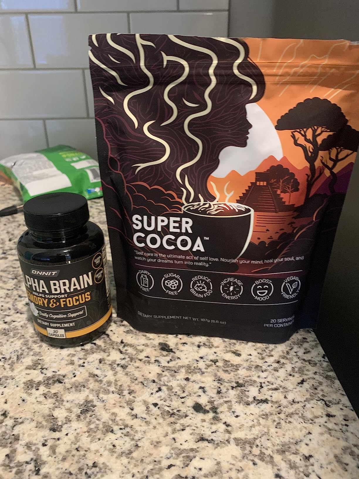 ONNIT Alpha Brain Nootropic Brain Supplement for Men and Women, IGEN Non-GMO Tested, Memory, Mental Clarity, Cognitive Support and Focus Capsules with L-Theanine and Vitamin B6, 30 Count customer photo 1