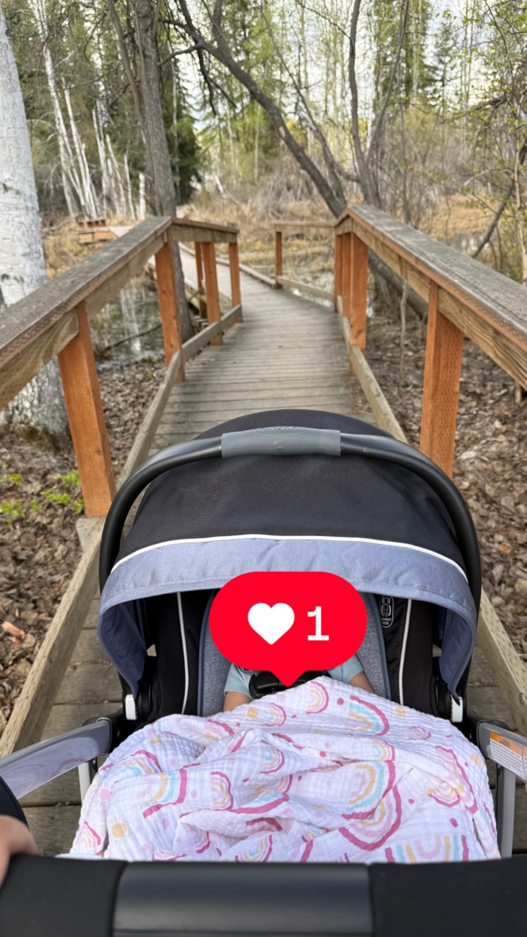 Graco Modes Pramette Travel System, 3-in1 Modular Carseat Stroller Combo, Infant Car Seat Carrier to Toddler Stroller, Includes the SnugRide 35 Car Seat, Ellington customer photo 1