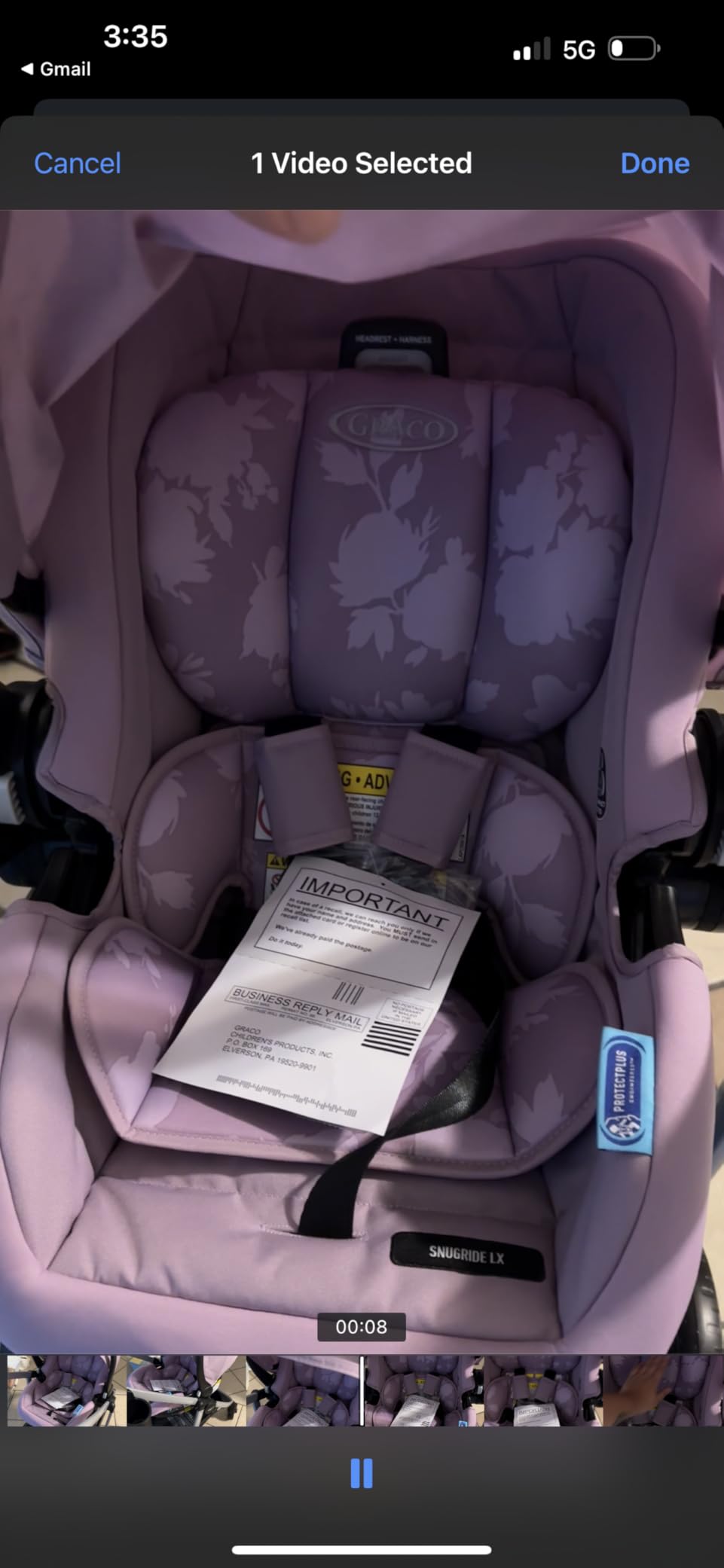 Graco Modes Pramette Travel System, 3-in1 Modular Carseat Stroller Combo, Infant Car Seat Carrier to Toddler Stroller, Includes the SnugRide 35 Car Seat, Ellington customer photo 2