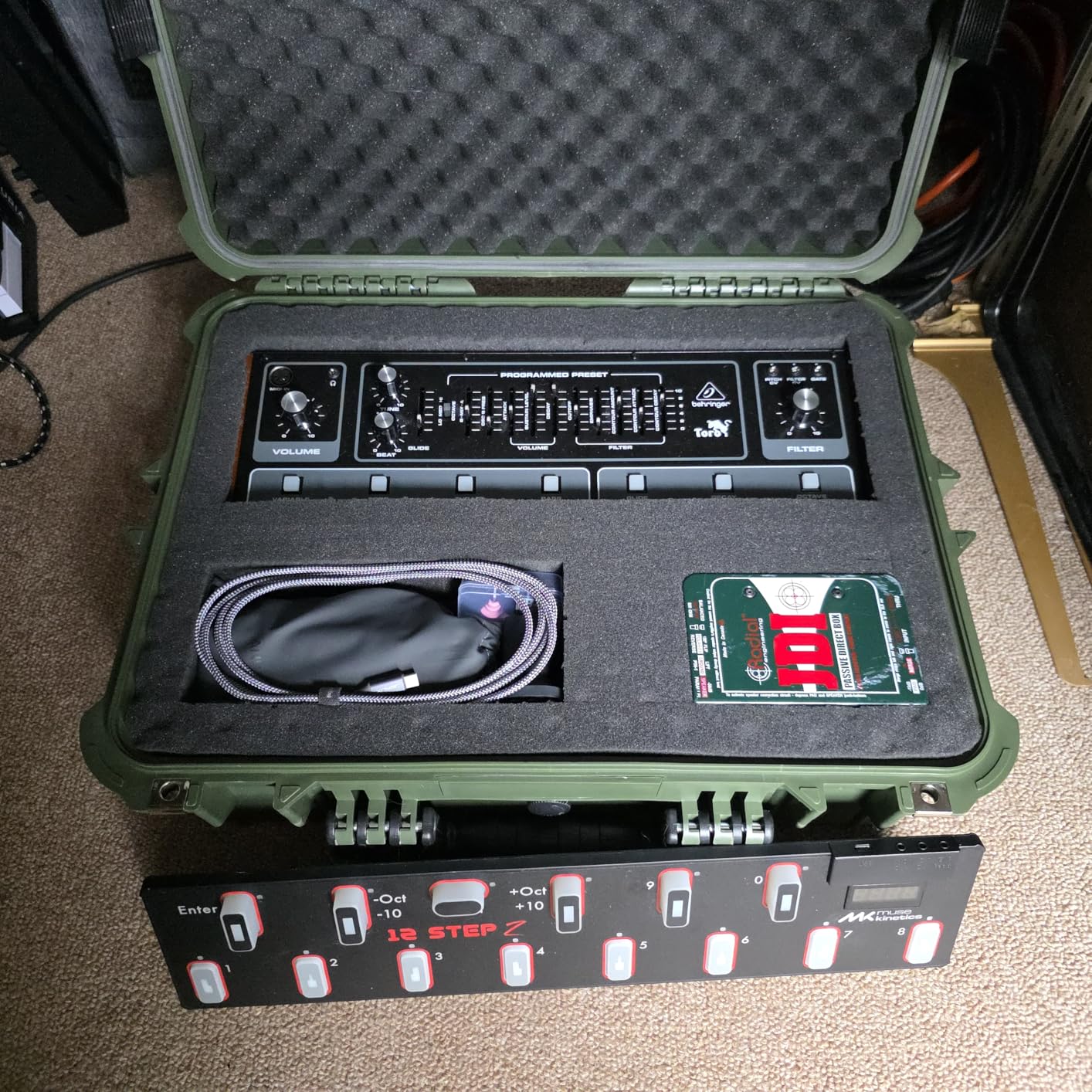 Portable Waterproof Protective Case, Hard Camera Case, Customized Fit Foam Inserted, Elegant Black, Fit for Camera, Equipments, Lens,Drones(Black) customer photo 2