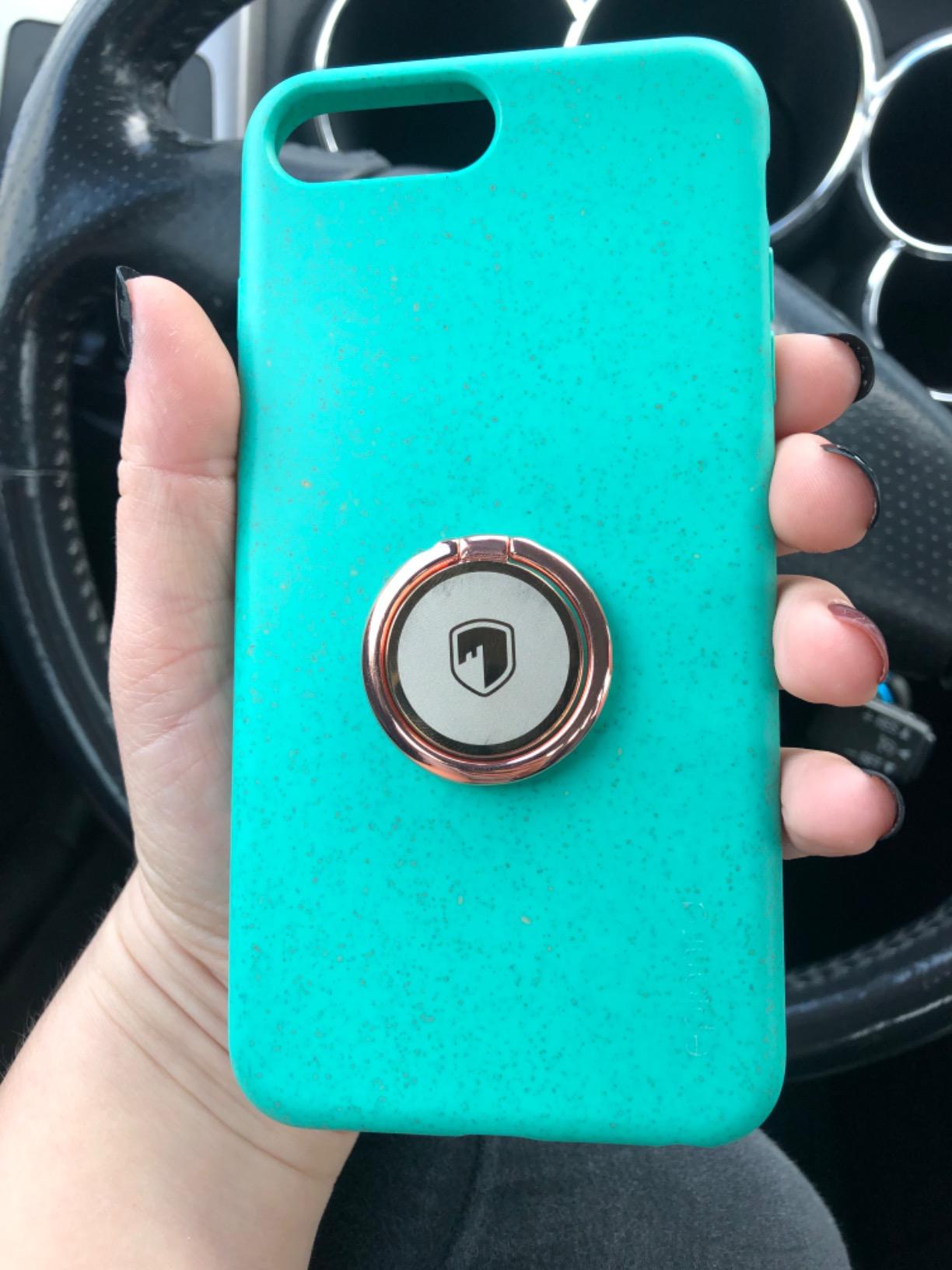 eplanita Eco Mobile Phone Case Compatible with iPhone 7/8/SE 2020, Plant Fiber, Drop Protection Cover, Durable and Sustainable (Mint) customer photo 2