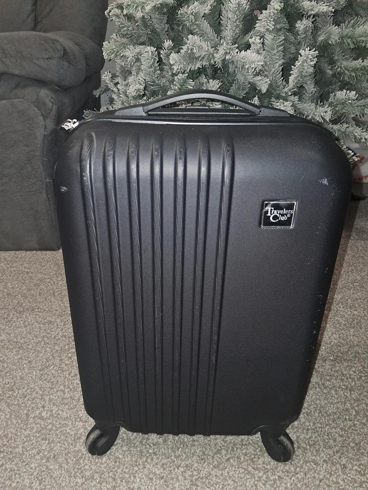 Travelers Club Cosmo Luggage, Rose Gold - 20 Inch, 20-Inch customer photo 2