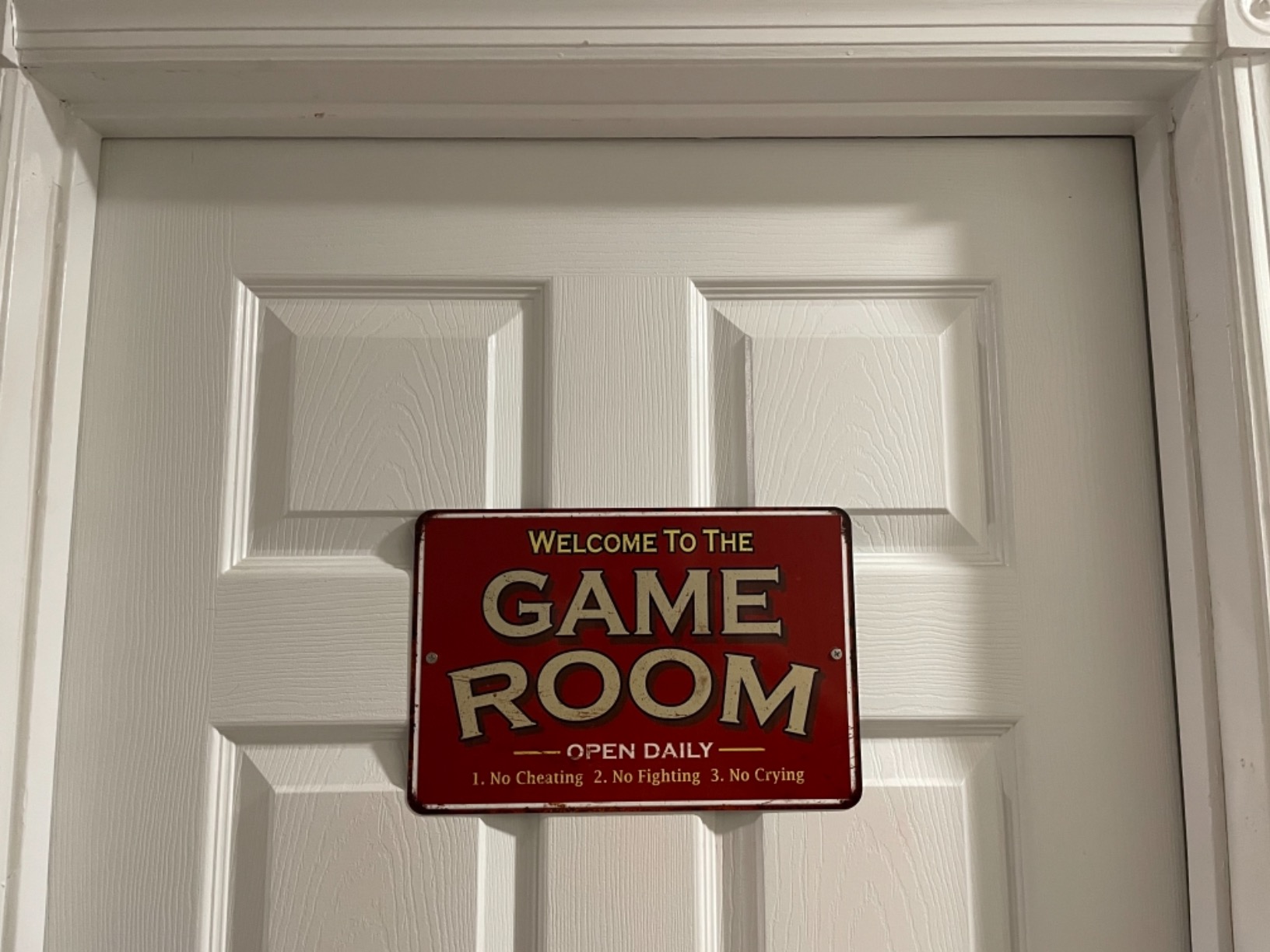 Game Room Sign Rustic Wall Décor Gameroom Signs Home Vintage Decorations Games Arcade Retro Video Gamer Art Accessories Gaming Billiards Cards Tin Plaque Gift 8 x 12 High Gloss Metal customer photo 1