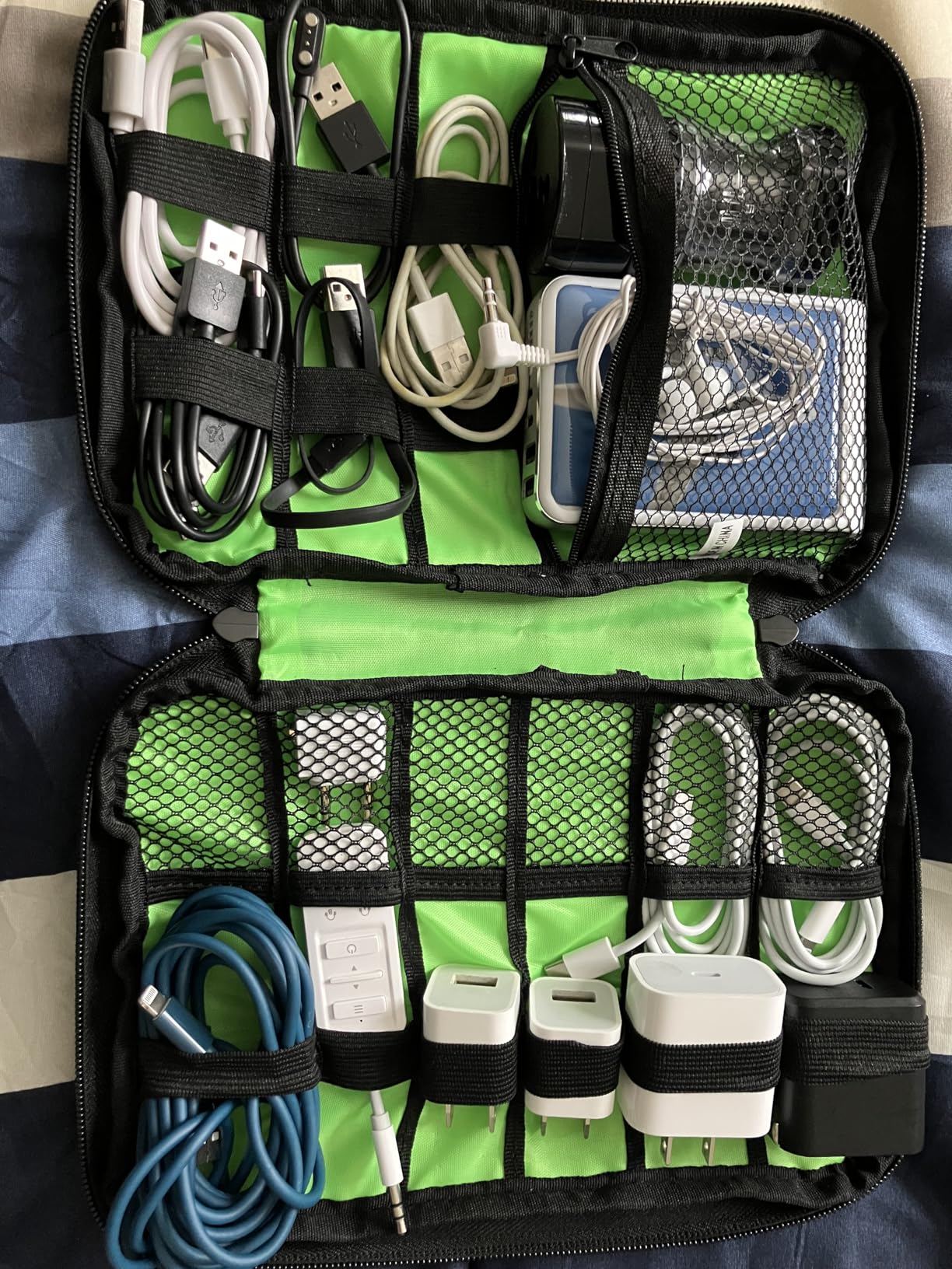 Luxtude Travel Cable Organizer Bag, Flat Cord Organizer Case, Travel Essentials for Wire/Cord/Charger/Cable Storage/Tech Accessories/Tech Gifts customer photo 1