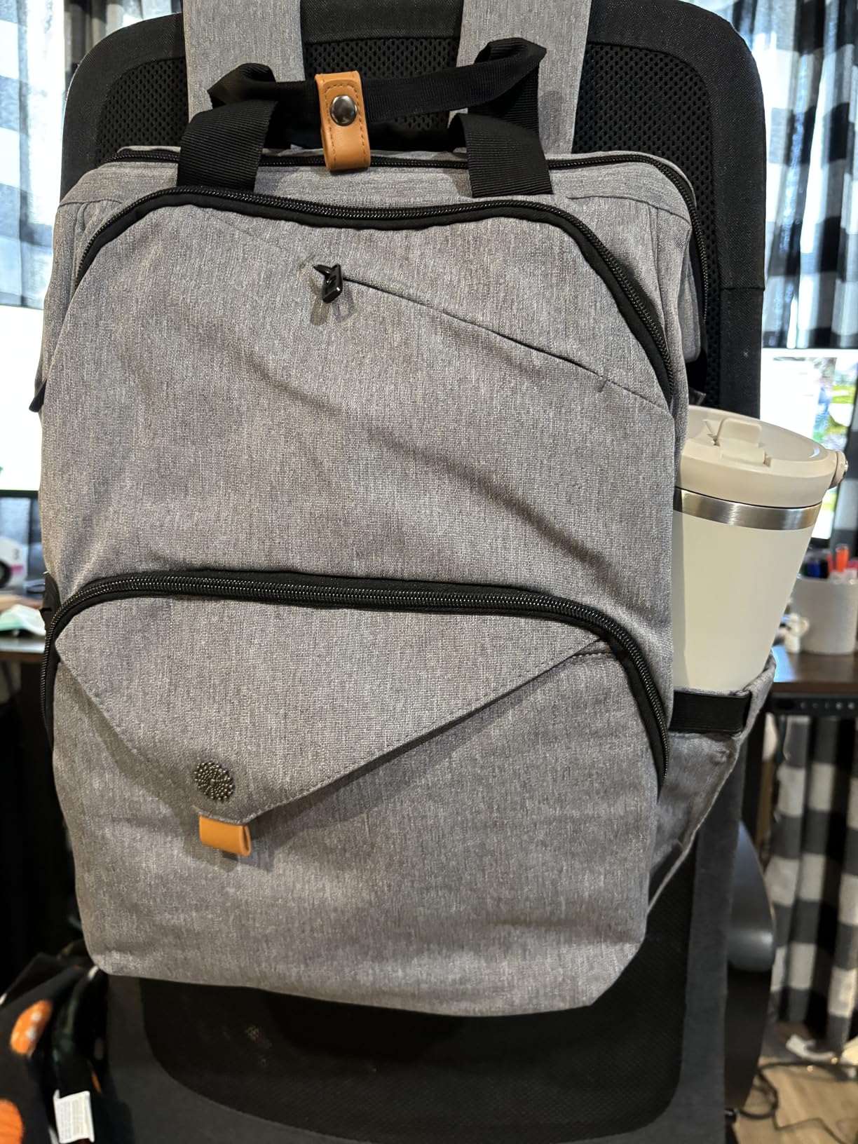 Hap Tim Laptop Backpack, Travel Backpack for Women,Work Backpack, Nurse Backpack, Teacher Backpack, Carry on Backpack(7651-GB) customer photo 1