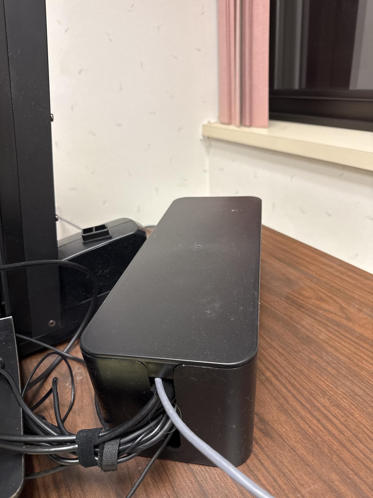 Cable Organizer Box Set of Three, Power Cover Cord Holder Surge Protector for Desk (White) customer photo 1