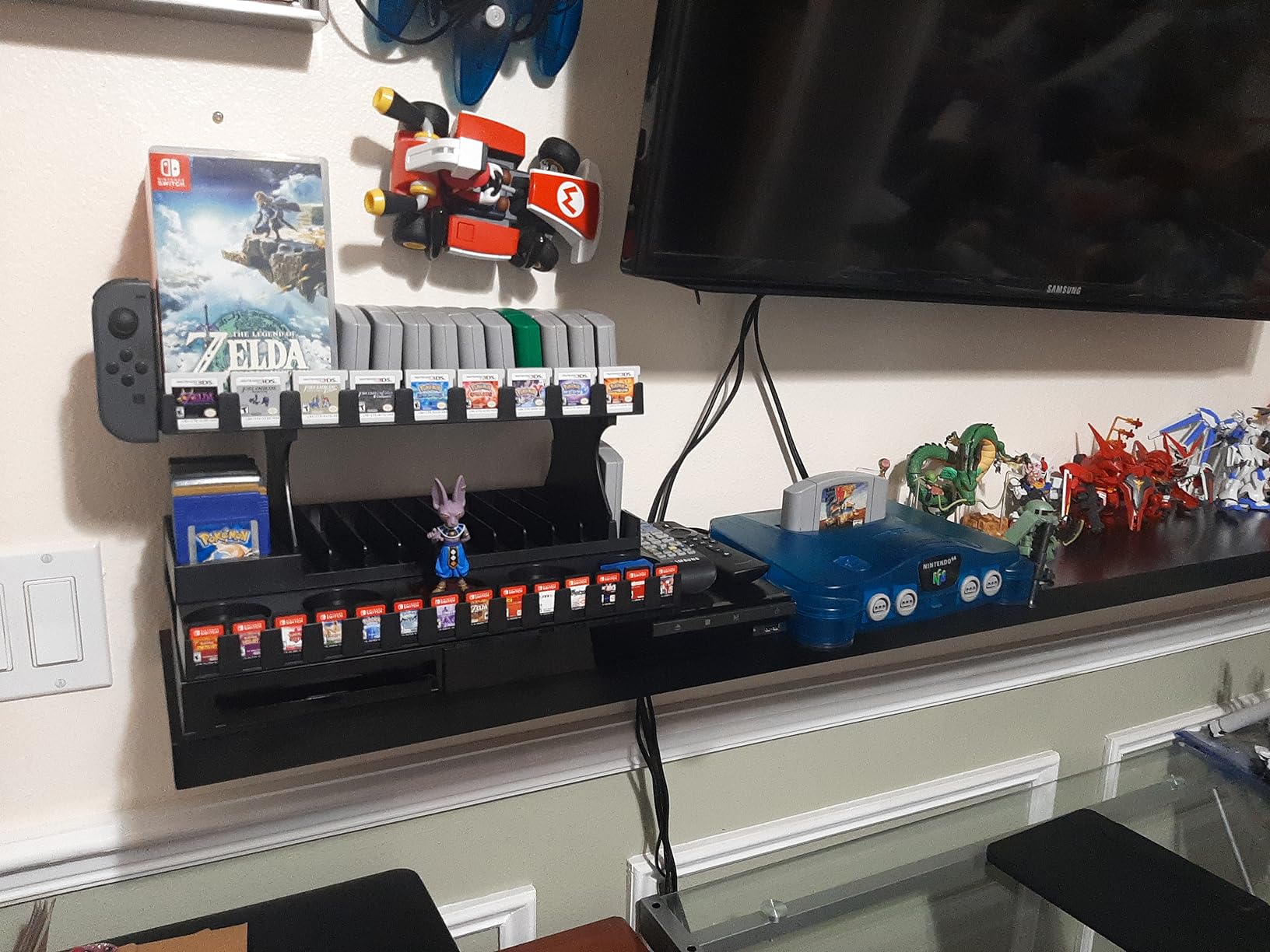 Multifunctional Game Storage and Display Stand for NSW/NDS/3DS/Amiibo/NDS series/Game Boy/FC/SFC/NES/SNES/N64 customer photo 1