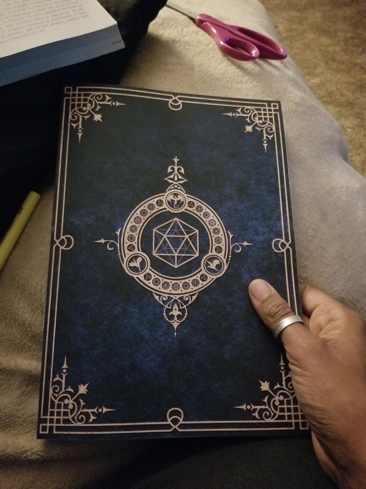 The Rpg Character Journal: Five 5e Character Sheets, Lined and Graph Pages For Note-Taking, Spell Sheets and More customer photo 1