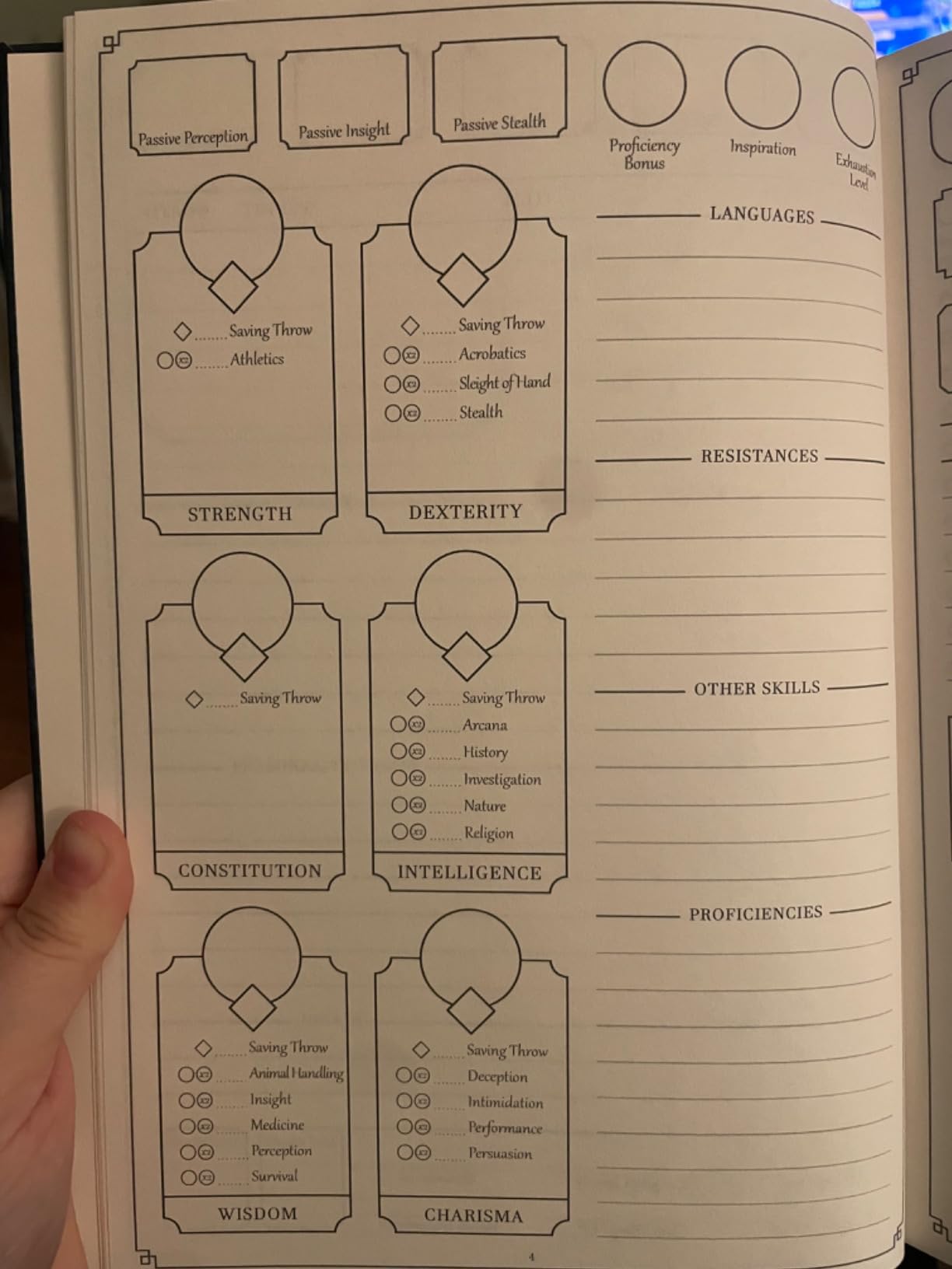 The Rpg Character Journal: Five 5e Character Sheets, Lined and Graph Pages For Note-Taking, Spell Sheets and More customer photo 2