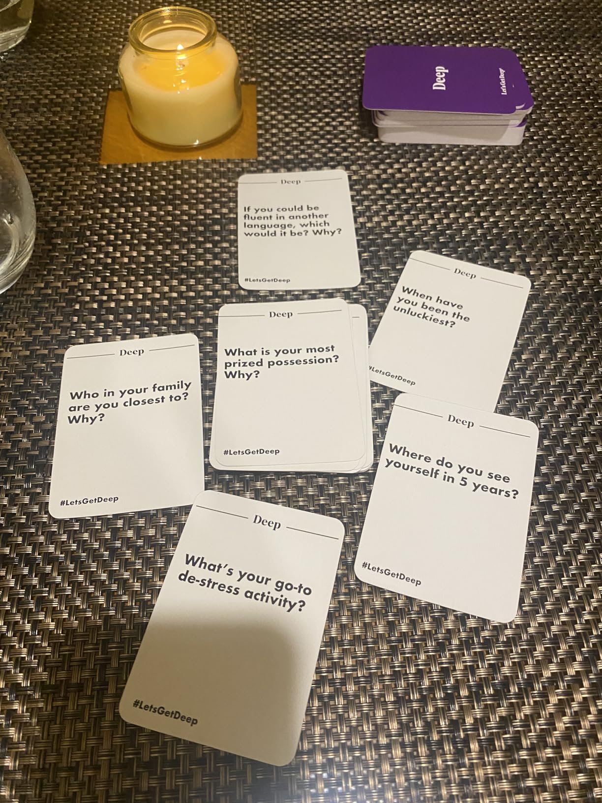 Let's Get Deep by Relatable, A Question Card Game for Couples, Great for Date Night Ideas, Couples Gifts, Wedding Gifts, and Long Distance Relationship Gifts, Includes 200 Cards to Build Up Intimacy customer photo 2