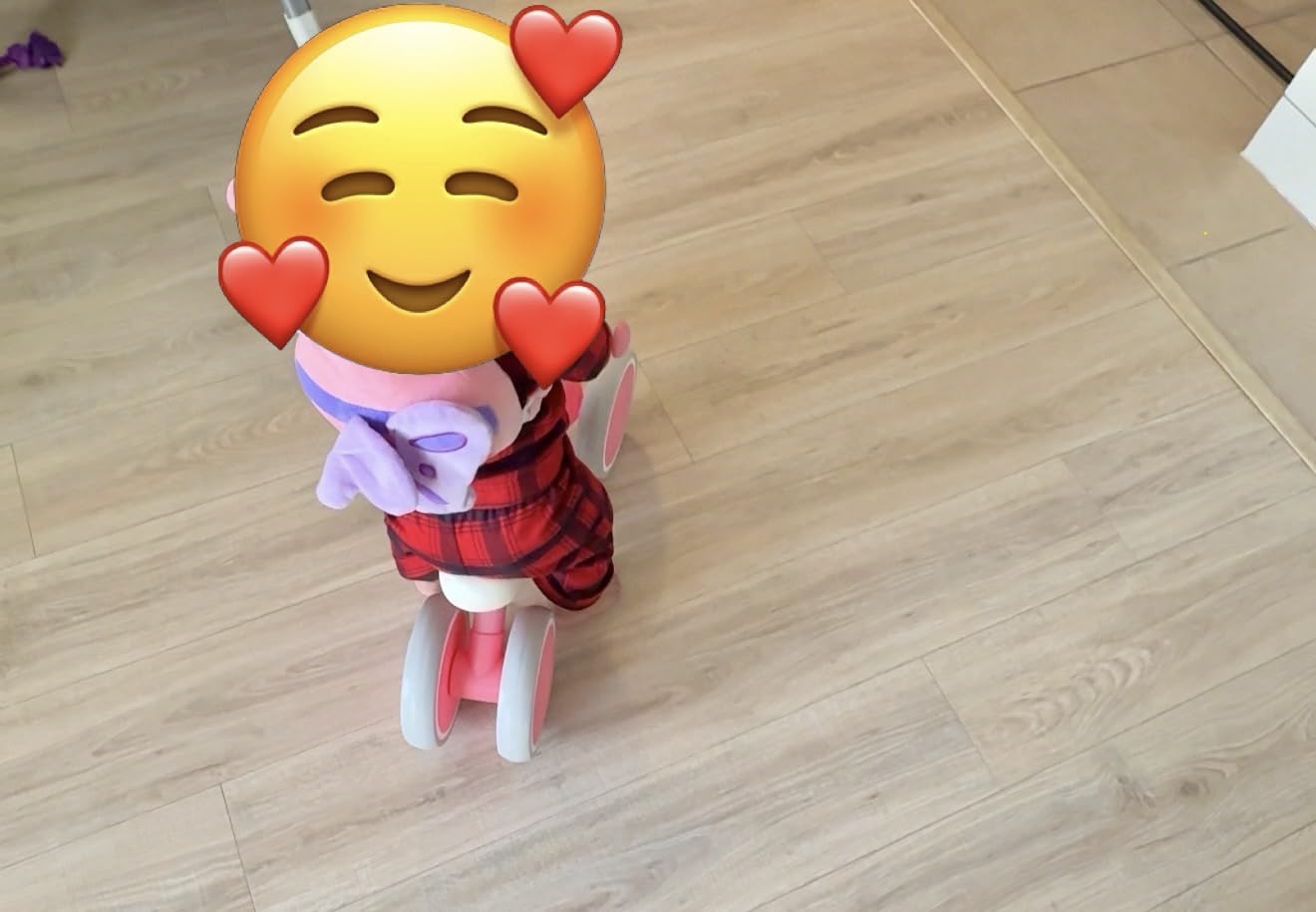 SEREED Baby Balance Bike for 1 Year Old Boys Girls 12-24 Month Toddler Balance Bike, 4 Wheels Toddler First Bike, First Birthday Gifts customer photo 2