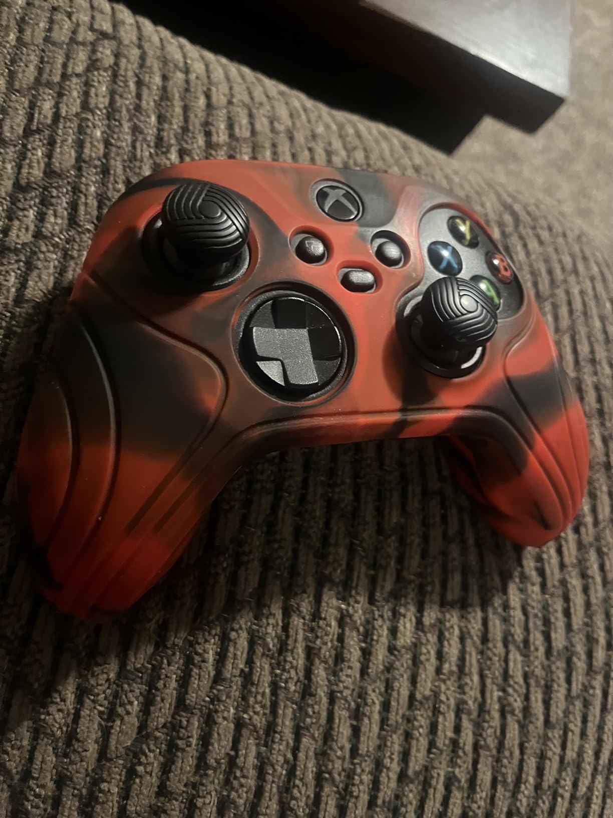 eXtremeRate PlayVital Samurai Edition Anti-Slip Controller Grip Silicone Skin for Xbox Core Controller, Ergonomic Protective Case Cover for Xbox Series S/X w/Thumb Grips - Aqua Green customer photo 2