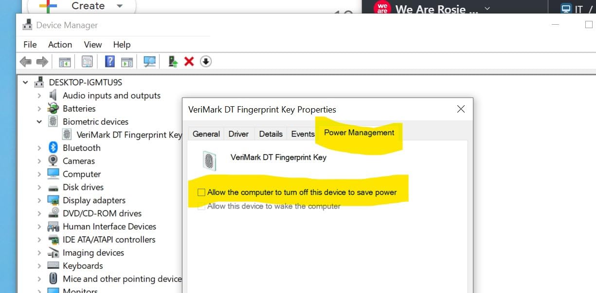 VeriMark Desktop USB Fingerprint Reader - Windows Hello, Windows 11 Fingerprint Scanner for PC, FIDO U2F, FIDO2 customer photo 1