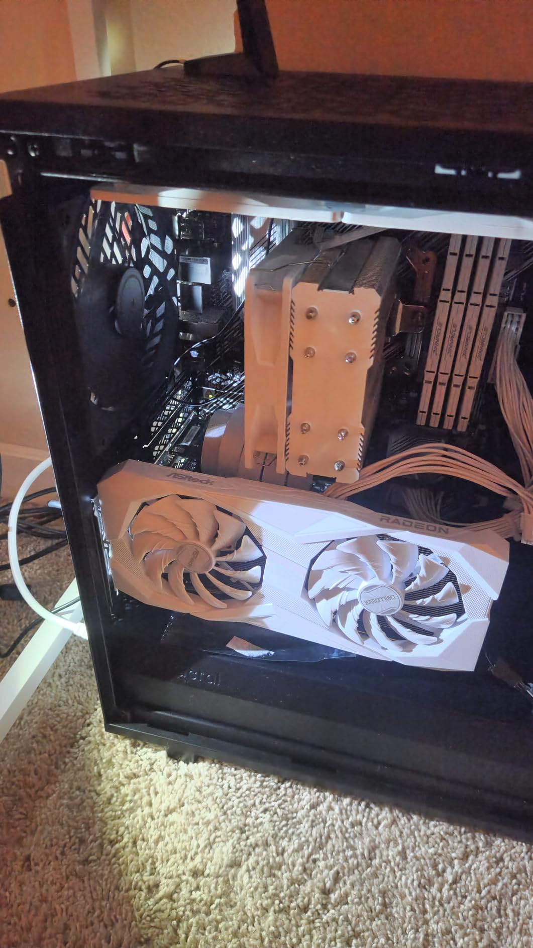 Ultra PCIe 4.0 X16 Riser Cable [RTX4090 RX6950XT x570 B550 Z690 Tested] Shielded High-Speed Vertical Mount Gaming PCI Express Gen4 Universal 90 Degree Socket {10cm / 3.9