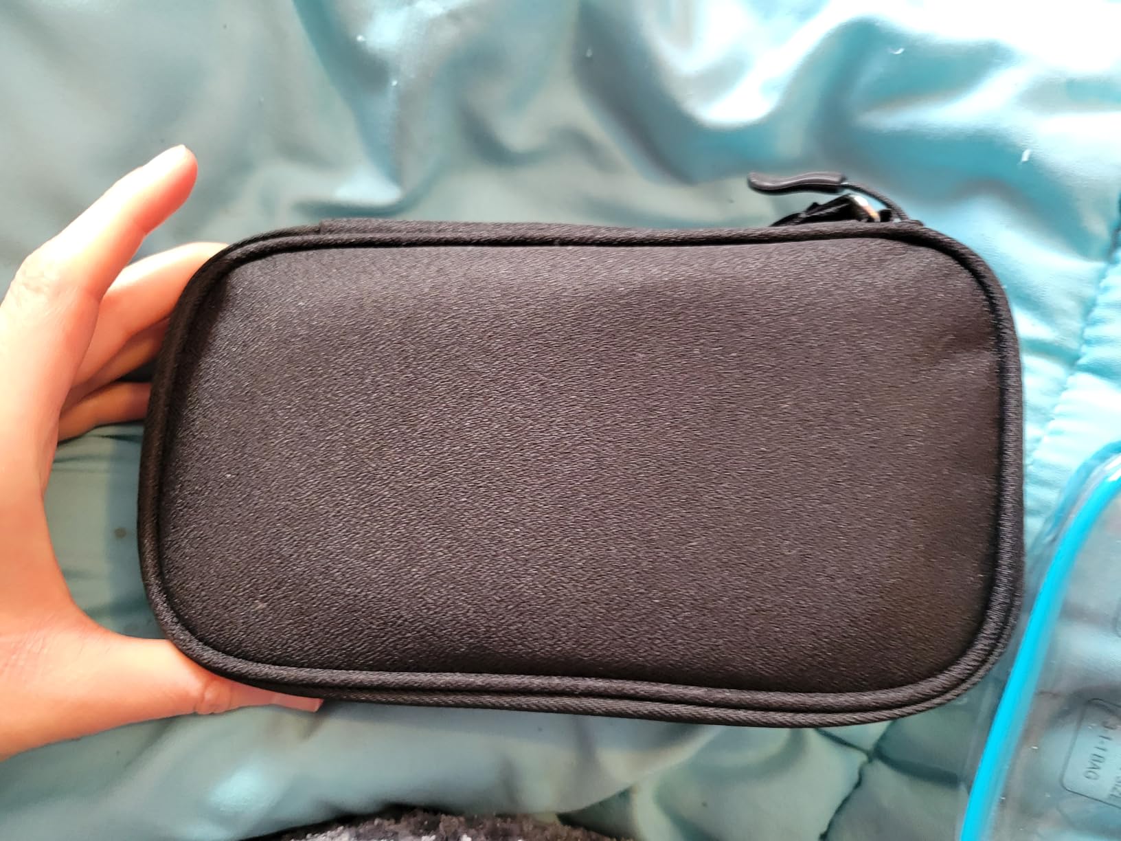 FYY Travel Cable Organizer Pouch Electronic Accessories Carry Case Portable Waterproof Double Layers All-in-One Storage Bag for Cord, Charger, Phone, Earphone Black customer photo 2