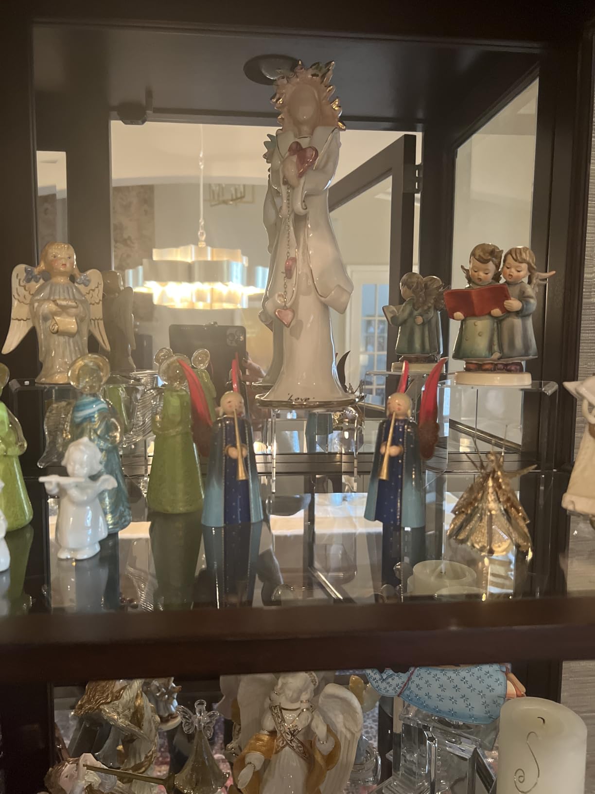 HIIMIEI Clear Acrylic Display Risers 2 Sets, 3-Tier Risers Stands Showcase for Amiibo Funko Pop Figures, Dessert, Jewelry-3