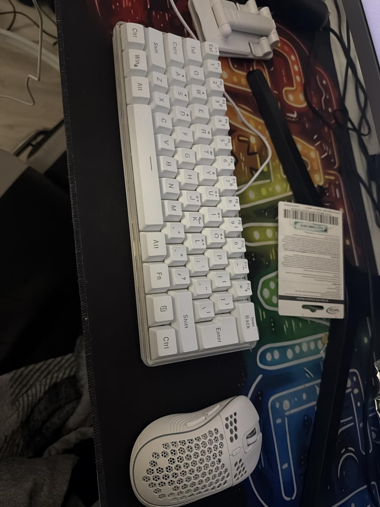 RedThunder 60% Gaming Keyboard and Mouse Combo, Ultra-Compact 61 Keys RGB Backlit Mini Keyboard, Lightweight 7200 DPI Honeycomb Optical, Wired Gaming Set for PC MAC PS5 Xbox Gamer(Black) customer photo 2