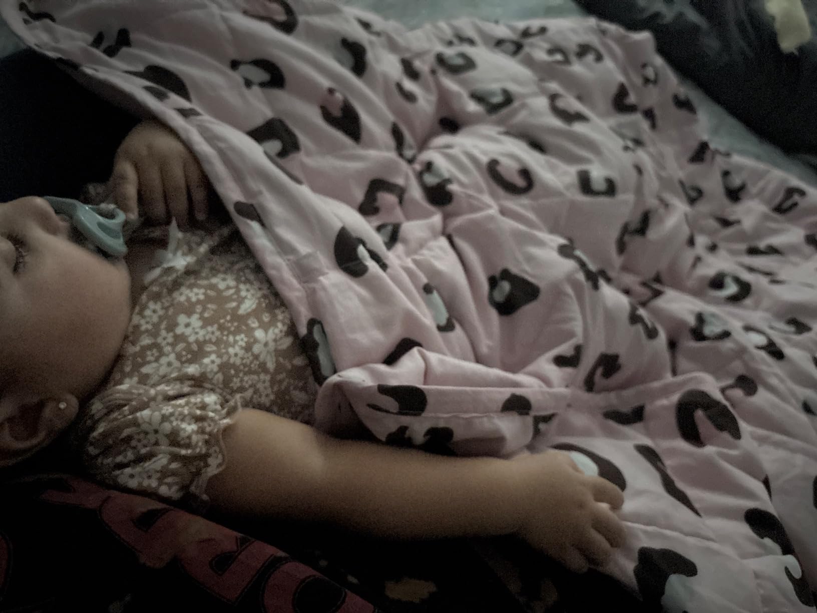 Sivio Weighted Lap Pad 2lbs, Cotton Weighted Blanket Sensory Weighted Lap Blanket Indoor Outdoor, 19 x 21 Inch, Blue Dinosaur customer photo 2