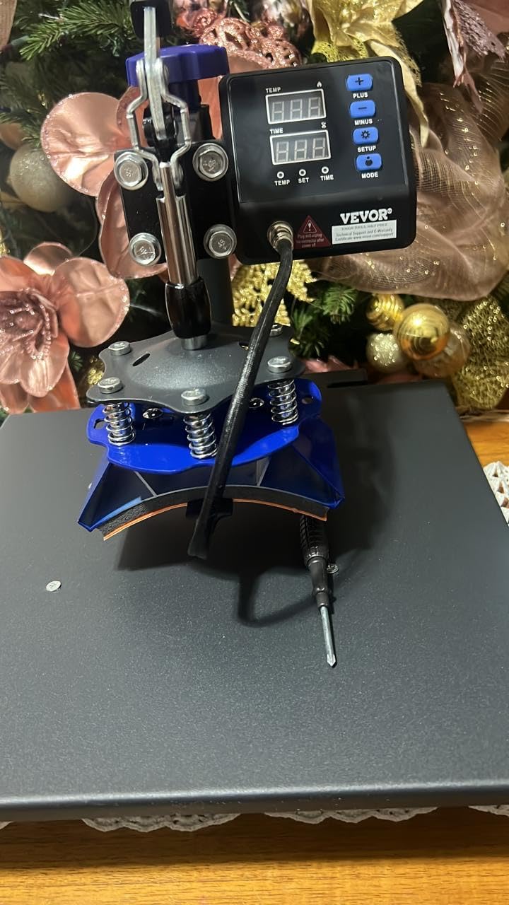 VEVOR 8 in 1 Heat Press Machine 15x15 Inch, 360deg Swing Away Shirt Press Machine - Digital Professional Heat Transfer Tshirt Press Machine customer photo 2