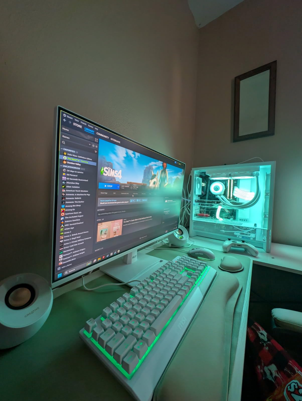 MSI Vigor GK30 Combo White, 6-Zone RGB GK30 Gaming Keyboard & GM11 Gaming Mouse, Water Repellent & Splash-Proof, 5000 DPI customer photo 1