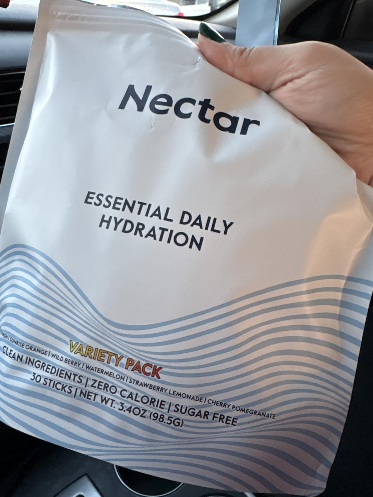 Nectar Hydration Packets - Electrolytes Powder Packets - Sugar Free & 0 Calorie - Organic Fruit Liquid Daily IV Electrolytes Powder for Dehydration Relief and Rehydration (Variety 30 Pack) customer photo 2