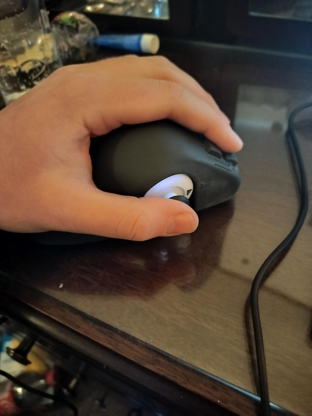 ByoWave Proteus Builder One-Handed Gaming Controller for PC, Steam Deck & Xbox Series X|S - Advanced Remapping & Macro Buttons, RGB Lighting, Ergonomic 3D Printed Shell - Neonpixels Limited Edition customer photo 1