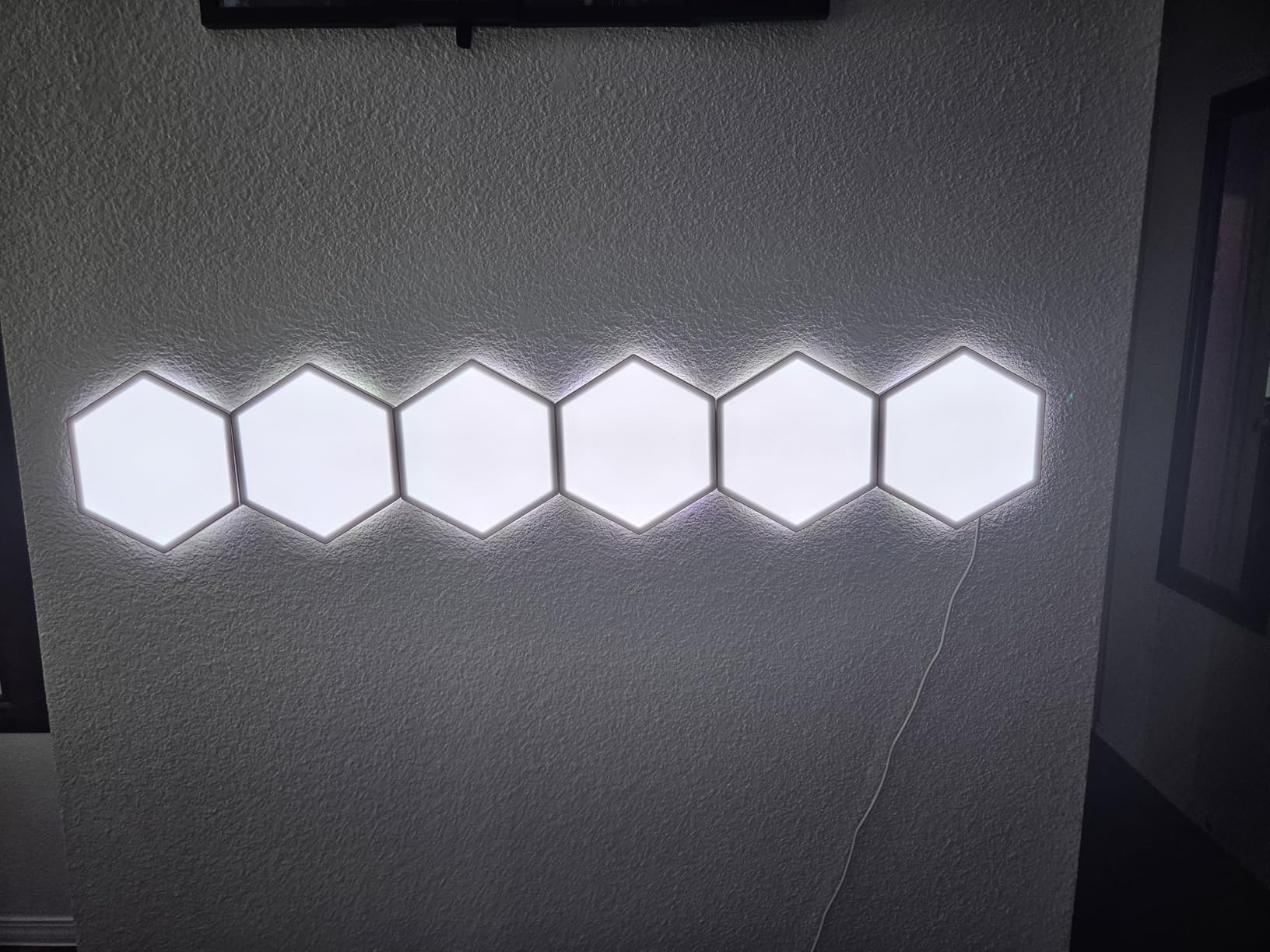 Govee Glide Hexa Light Panels, RGBIC Hexagon LED Wall Lights, Wi-Fi Smart Home Creative Wall Lights with Music Sync, Works with Alexa Google Assistant for Indoor Gaming Decor, 10 Pack customer photo 2