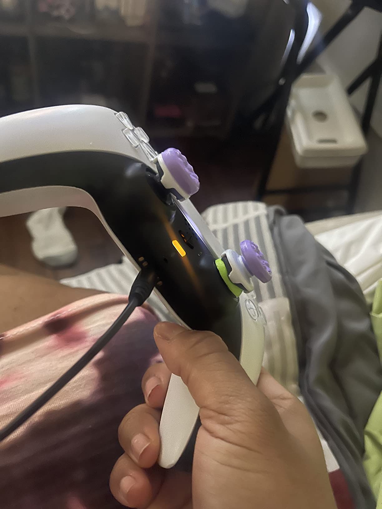 KontrolFreek Aim Boost Kit for PlayStation 5 (PS5) and PlayStation 4 (PS4) Controller | Includes Performance Thumbsticks and Precision Rings | Galaxy Edition customer photo 2