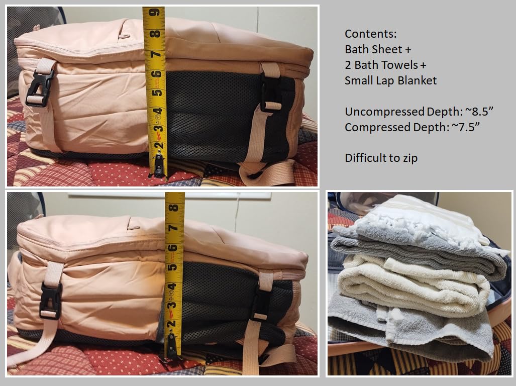 Taygeer Travel Backpack for Women, Carry On Backpack with USB Charging Port & Shoe Pouch, TSA 15.6inch Laptop Mochila Flight Approved, Nurse Bag Casual Daypack for Weekender Business Hiking, Pink customer photo 1