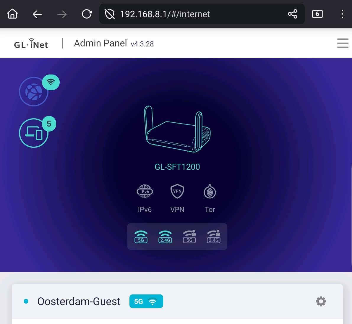 GL.iNet GL-SFT1200 (Opal) Portable WiFi Travel Router, Mini VPN Wireless Router for Fiber Optic Modem, Mobile Internet WiFi Repeater, Dual Band Openwrt Computer Routers, Home/Business/RV/Cruise customer photo 1