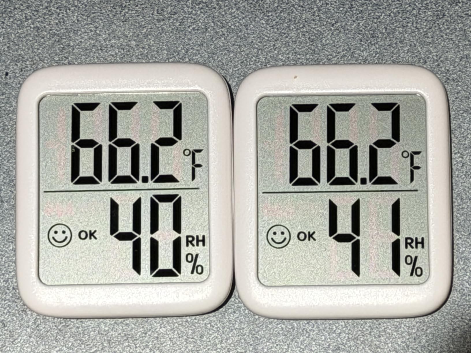 Antonki 2 Pack Room Thermometer for Home, Hygrometer Indoor Humidity Meter Gauge, Digital Temperature and Humidity Sensor Monitor for House, Terrarium, Incubator, Greenhouse - Battery Included customer photo 1