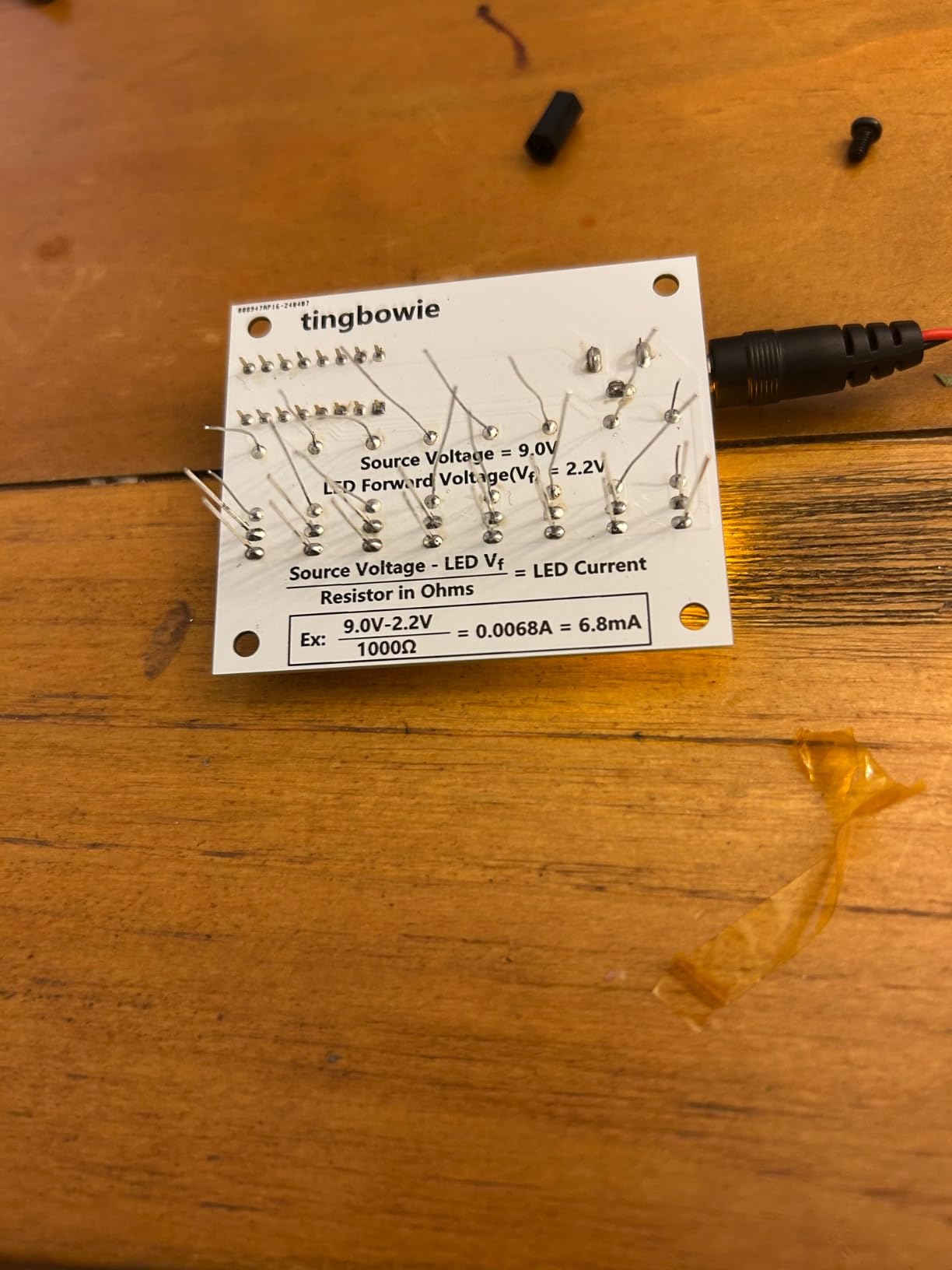 Soldering Practice Kit Learning Electronics Training Board customer photo 1